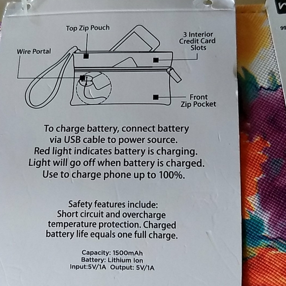 Phone-charger wristlet - Picture 2 of 3